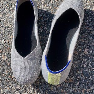 Rothy's Black Friday iridescent Flats size 8